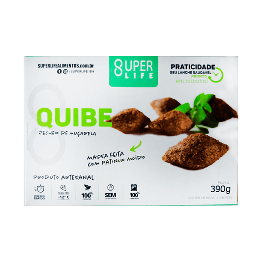 Quibe de Patinho com Muçarela 390g  Super Life