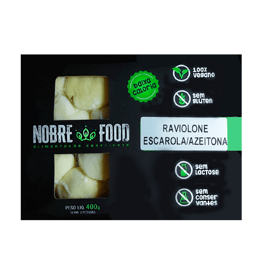Raviolone Escarola Azeitona 400g  Nobre Food