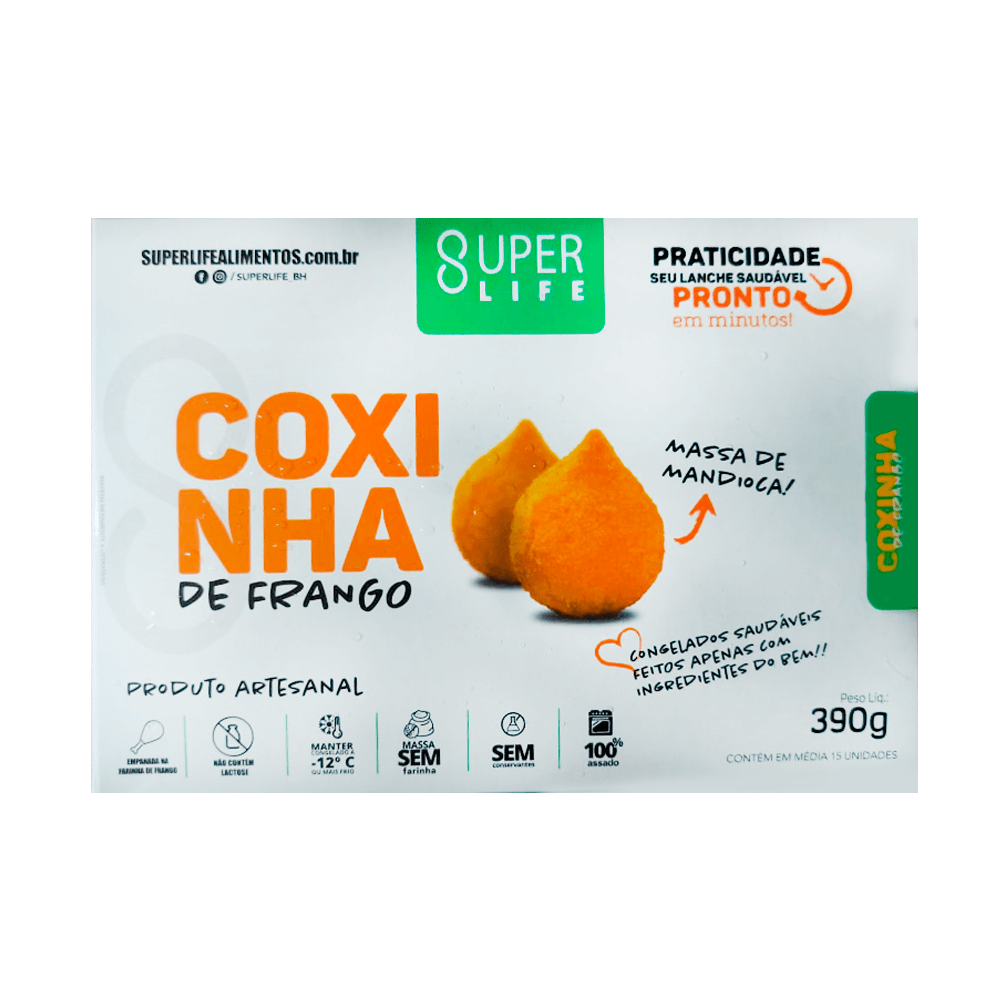 Mini Coxinha de Mandioca 390g Super Life
