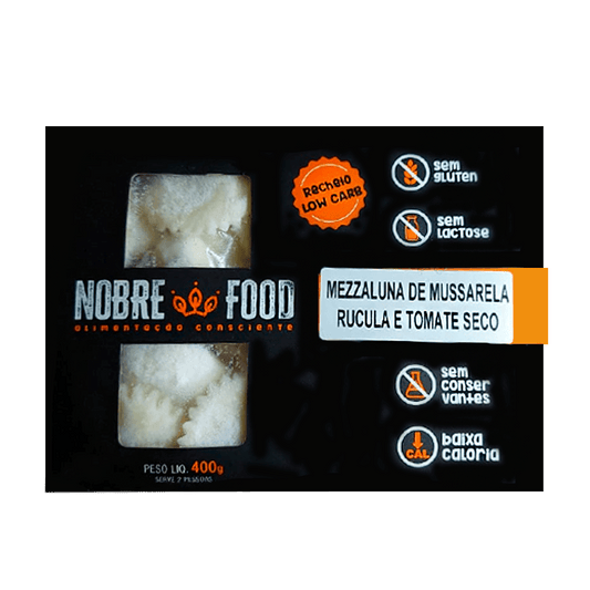 Mezzaluna de Mussarela Rúcula e Tomate Seco 400g Nobre Food
