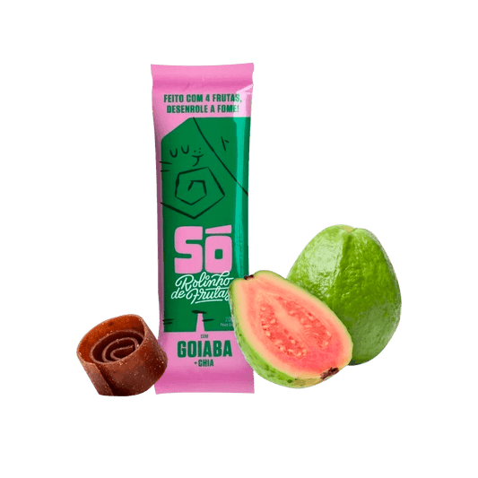 Rolinho de Frutas com Goiaba e Chia 20g Só Snacks