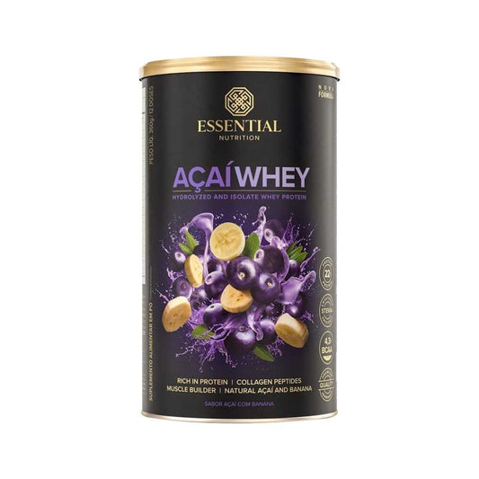 Açaí Whey Lata 420g Essential Nutrition