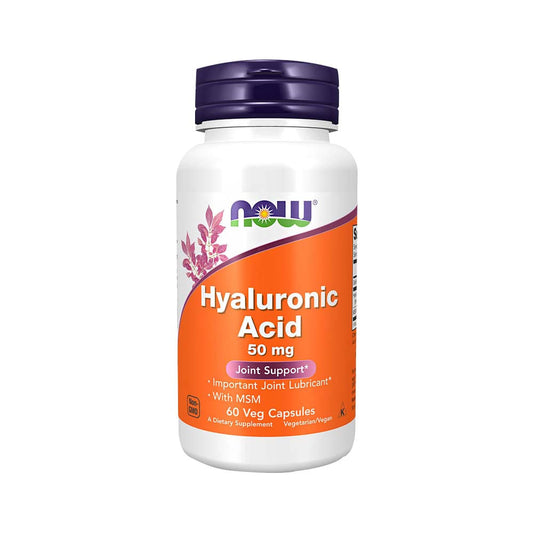Ácido Hialurônico 50mg 60 Cápsulas Now