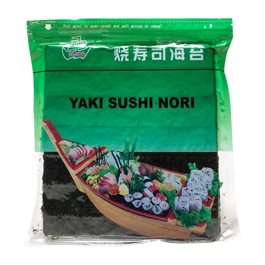 Alga Marinha Yaki Sushi Nori 50 Folhas 140g Globo