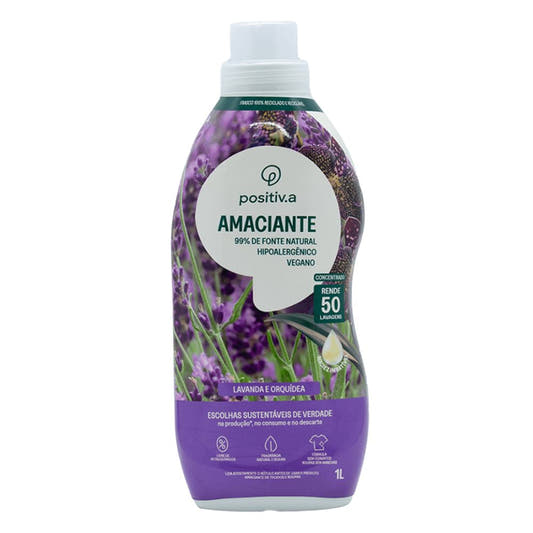Amaciante Concentrado Lavanda e Orquidea 1L Positiv.a
