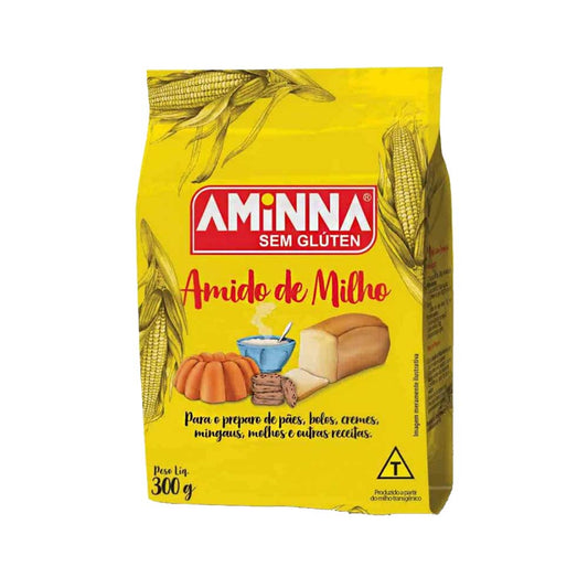 Amido de Milho Sem Glúten 300g Aminna