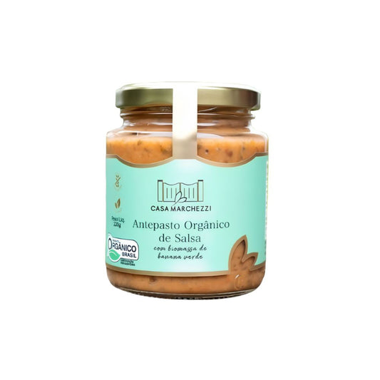 Antepasto Orgânico de Salsa com Biomassa de Banana Verde 220g Casa Marchezzi
