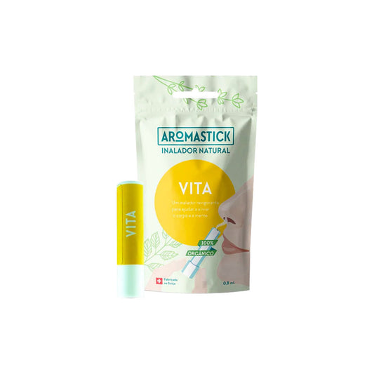 Aromastick Vita Inalador Nasal Orgânico Natural Para Dor 0,8ml