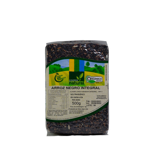 Arroz Negro Orgânico 500g Coopernatural