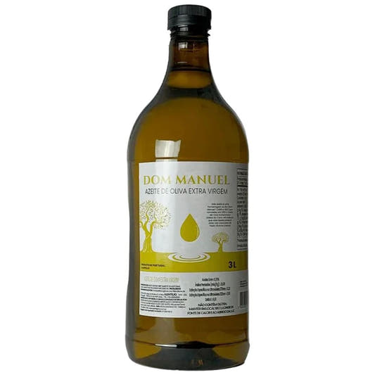 Garrafa-de-Azeite-de-Oliva-Extra-Virgem-3L-Dom-Manuel-com-rotulo-branco-dourado-e-producao-portuguesa