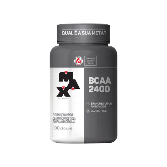 BCAA 2400 100 Cápsulas Max Titanium