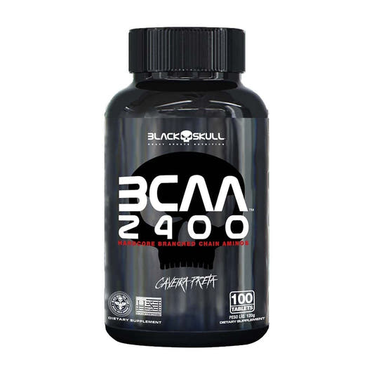 BCAA 2400 100 Tablets Black Skull
