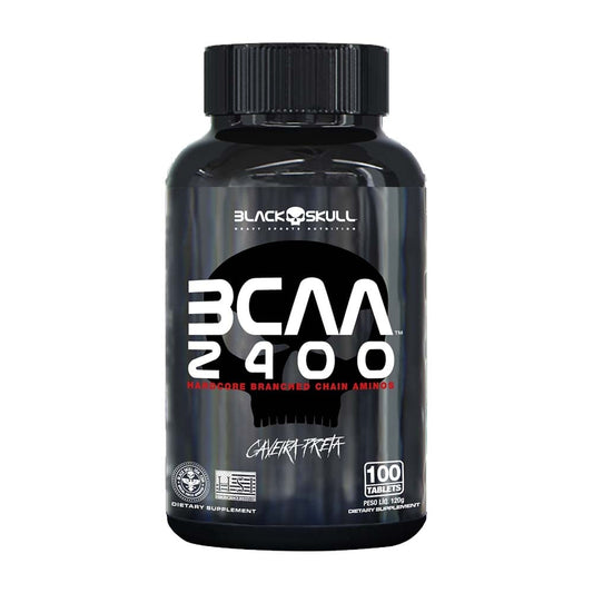 BCAA 2400 100 Tablets Black Skull