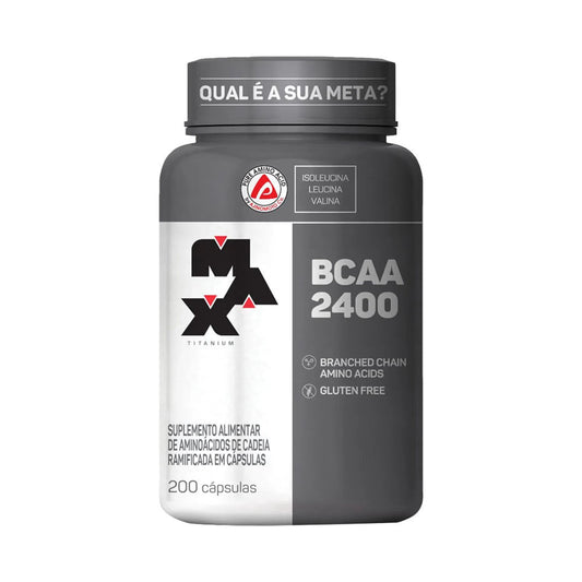 BCAA 2400 200 Cápsulas Max Titanium