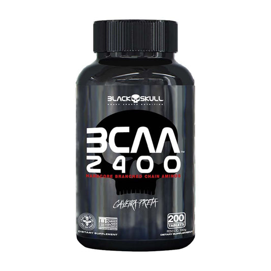 BCAA 2400 200 Tablets Black Skull