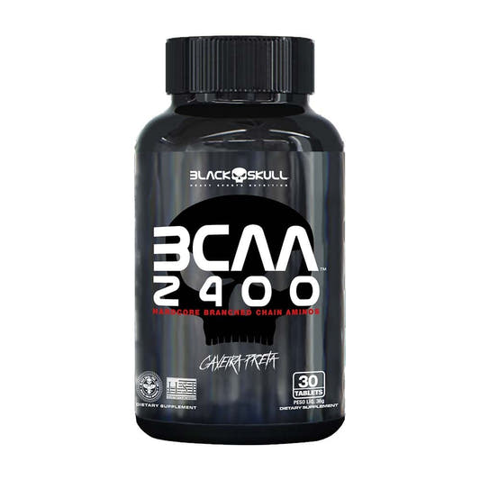 BCAA 2400 30 Tablets Black Skull