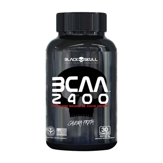BCAA 2400 30 Tablets Black Skull