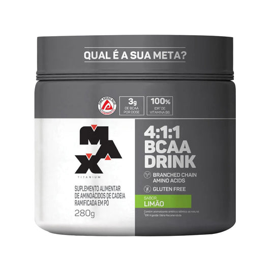 BCAA Drink Sabor Limão 280g Max Titanium