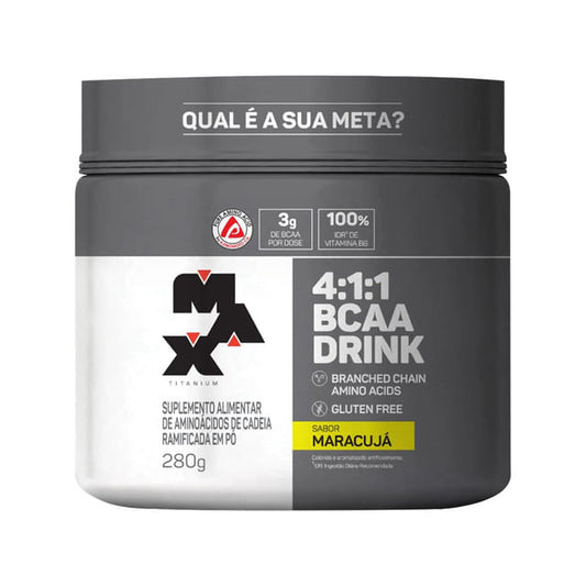 BCAA Drink Sabor Maracujá 280g Max Titanium