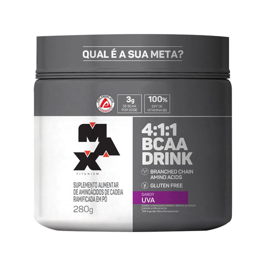 BCAA Drink Sabor Uva 280g Max Titanium