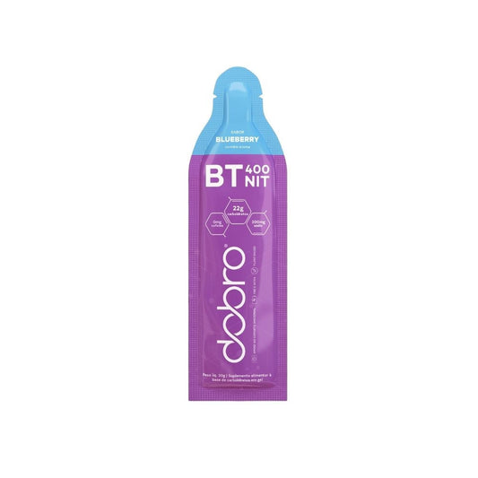 Sache-roxo-e-azul-de-Gel-de-Carboidrato-sabor-blueberry-com-22g-de-carboidratos-e-destaque-para-a-presenca-de-nitrato-na-composicao.