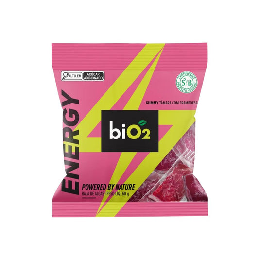 Bala Energetica Gummy Tamara com Framboesa 60g BiO2