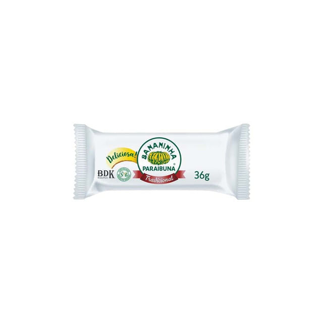 Bananinha Cristalizada Tradicional 36g Paraibuna