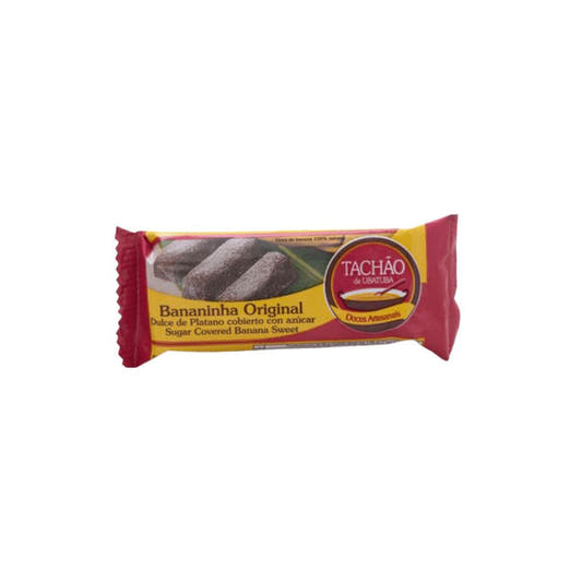 Embalagem-retangular-vermelha-com-rotulo-“Bananinha-Tradicional”-doce-artesanal-coberto-com-acucar.
