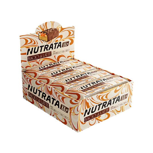 Barra-de-Proteina-Bacio-Di-Latte-Caramelo-Salgado-Caixa-com-12x45g-Nutrata