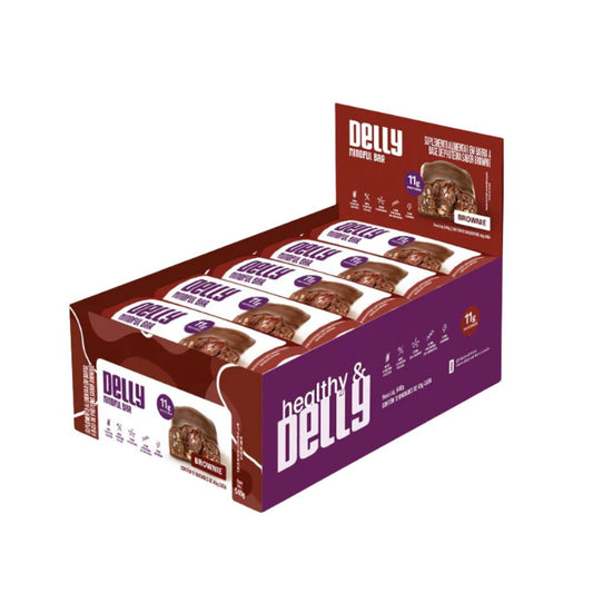 Barra-de-Proteina-Brownie-Caixa-com-12x45g-Delly-Nutrition