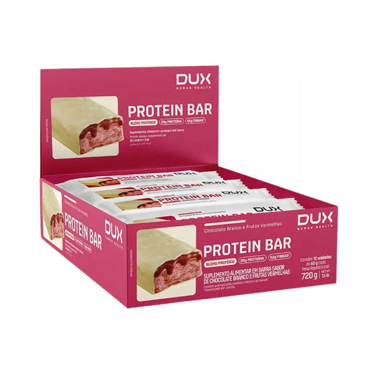 Barra-de-Proteina-Chocolate-Branco-e-Frutas-Vermelhas-Caixa-com-12x60g-DUX-Human-Health