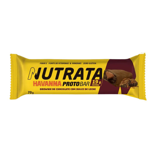 Barra de Proteína Havanna Proto Bar Brownie com Dulce de Leche 70g Nutrata