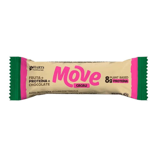 Barra de Proteína Move Cacau 40g Harts Natural