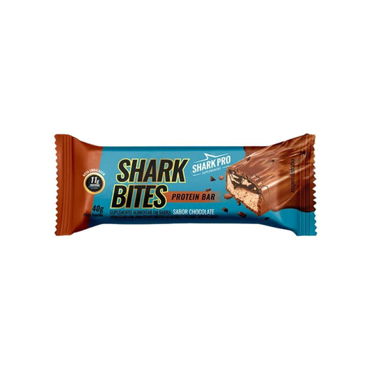 Barra de Proteína Shark Bites Chocolate Branco 40g Shark Pro