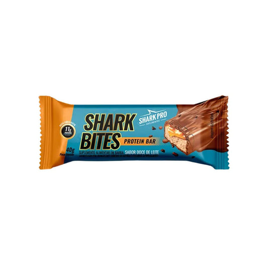 Barra de Proteína Shark Bites Doce de Leite 40g Shark Pro
