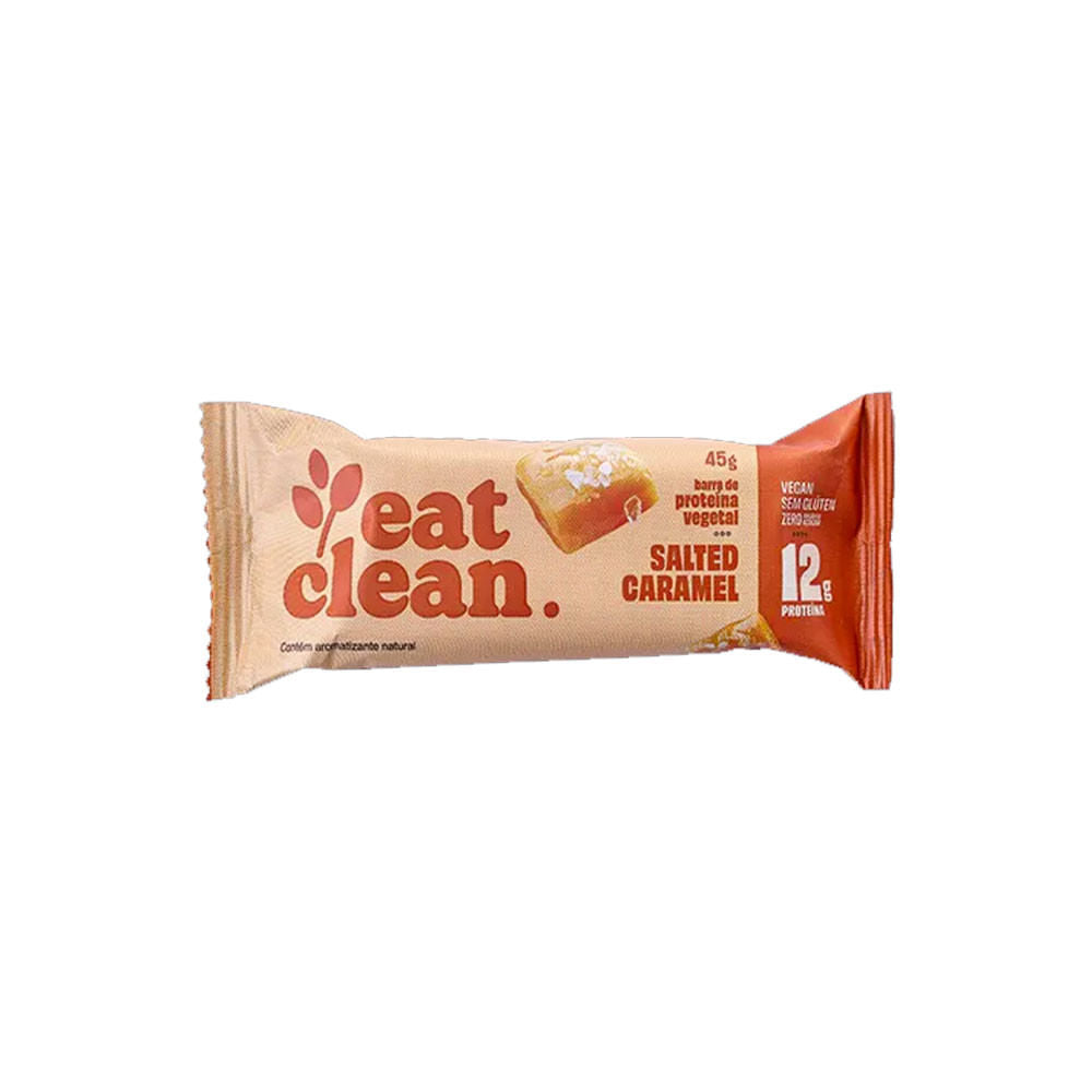 Barra de Proteína Vegetal Salted Caramel 45g Eat Clean