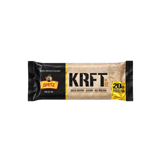 Barra de Proteína Salgada Queijo Gruyere KRFT 50g SPETZ