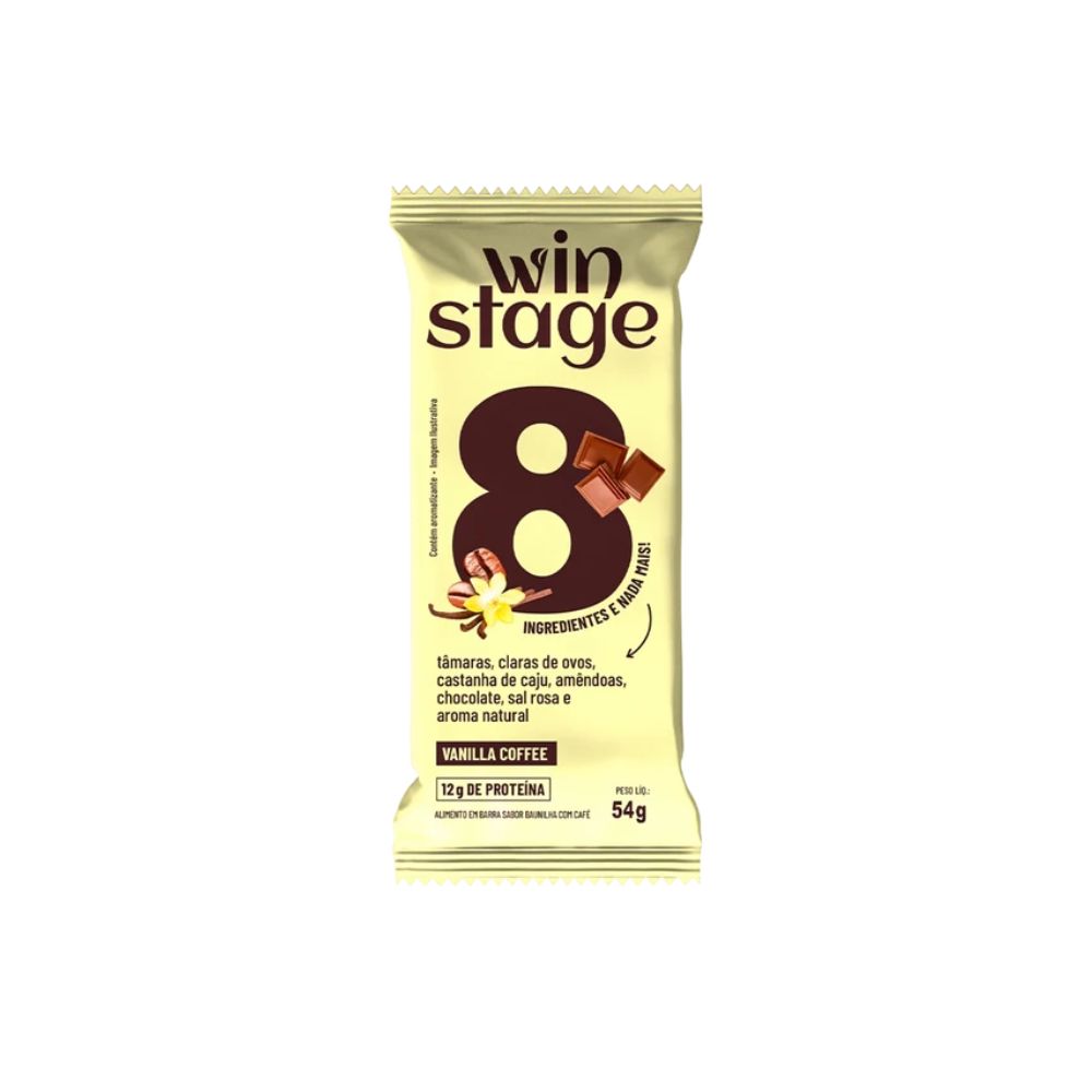 Barra de Proteína Vanilla Coffee 54g Winstage