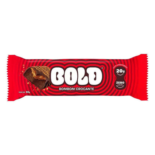 Barrinha Bold Bar Bold Bombom Crocante 60g Bold Nutrition