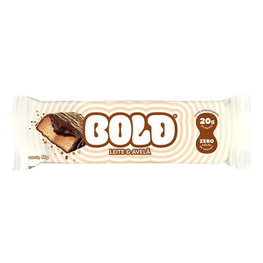 Barrinha Bold Bar Leite e Avelã 60g Bold Nutrition