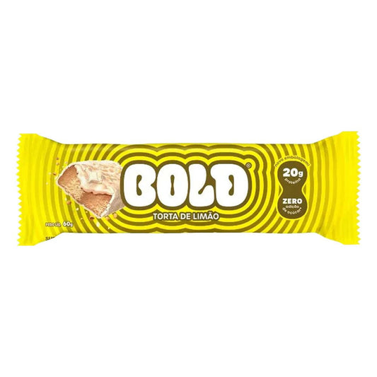 Barrinha Bold Bar Torta de Limão 60g Bold Nutrition