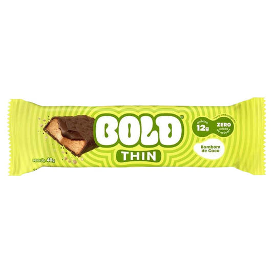Barrinha Bold Thin Bombom de Coco Bold Nutrition