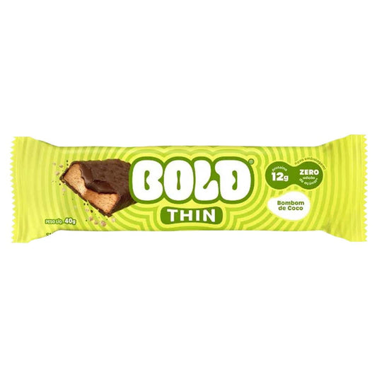Barrinha Bold Thin Bombom de Coco Bold Nutrition