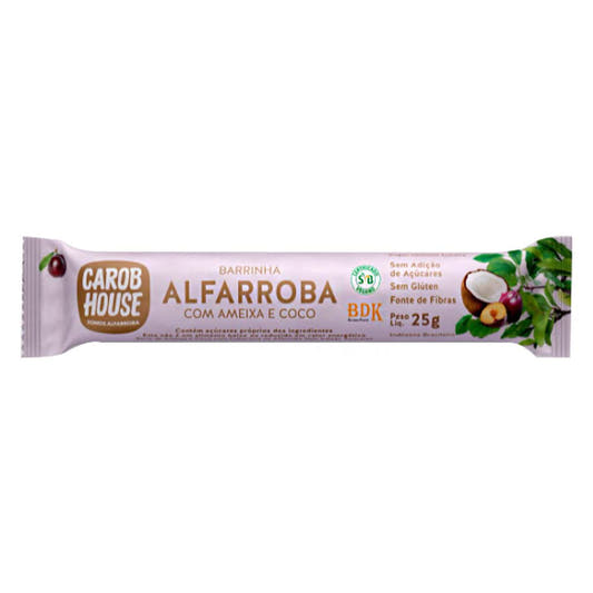 Barrinha de Alfarroba com Ameixa e Coco 25g Carob House