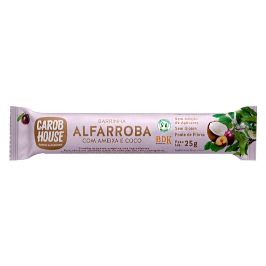 Barrinha de Alfarroba com Ameixa e Coco 25g Carob House