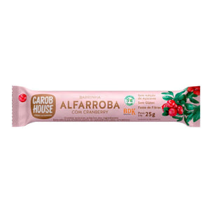 Barrinha de Alfarroba com Cranberry 25g Carob House