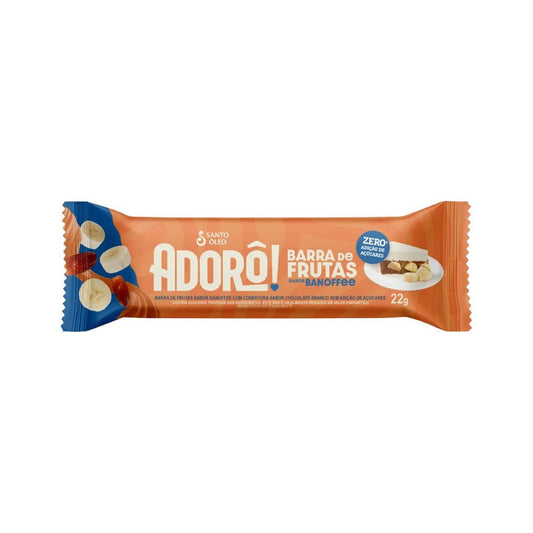 Barrinha de Frutas à Base de Tâmara Sabor Banoffee 22g Santo Óleo