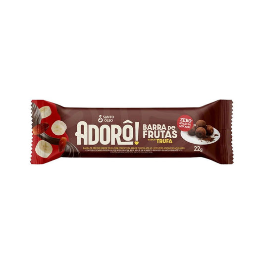 Barrinha de Frutas à Base de Tâmara Sabor Trufa 22g Santo Óleo