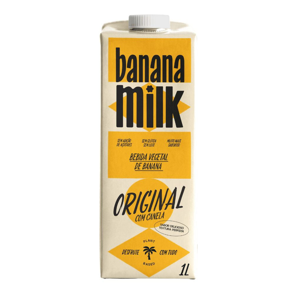 Bebida Vegetal de Banana Original com Canela 1L Banana Milk
