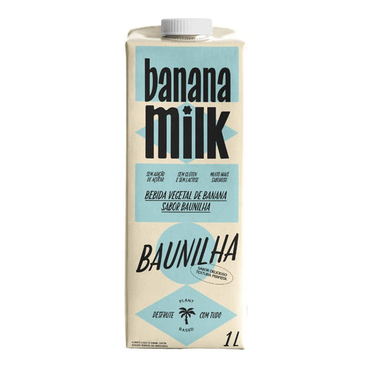 Bebida Vegetal de Banana Sabor Baunilha 1L Banana Milk